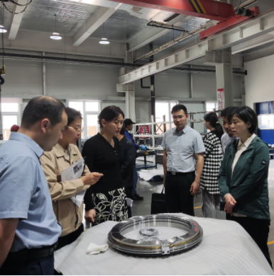 河南省科技廳黨組成員、副廳長陶曼晞一行實(shí)地調(diào)研洛陽鴻元軸承